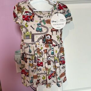 Little Sleepies Play Collection Cars infant dress